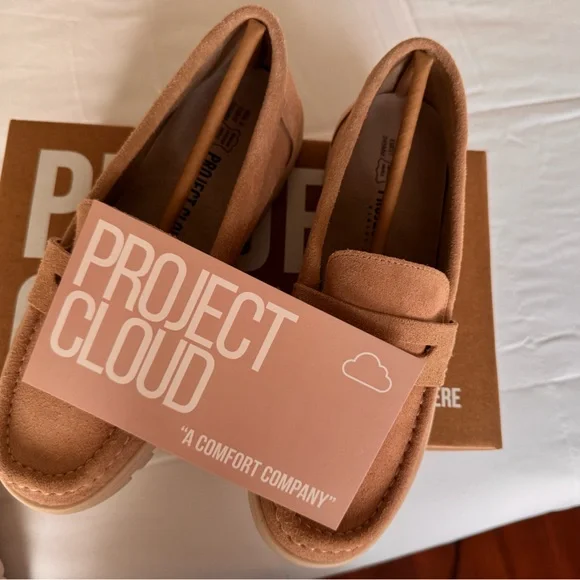 Project Cloud Suede Loafers 6.5 M, Nude… Worn onceToo big for me still new inbox - Picture 4 of 6